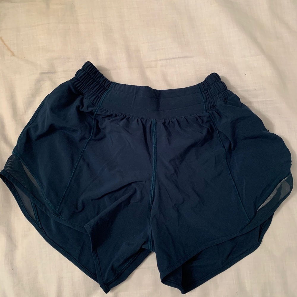 lululemon blue shorts